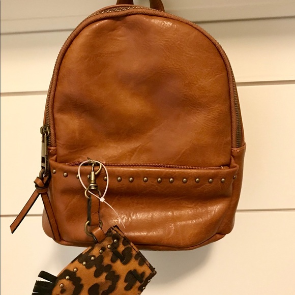 madden girl leather backpack